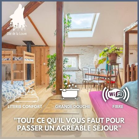 Chambre Triple Deluxe - Gite De La Louve Fougax-et-Barrineuf 外观 照片